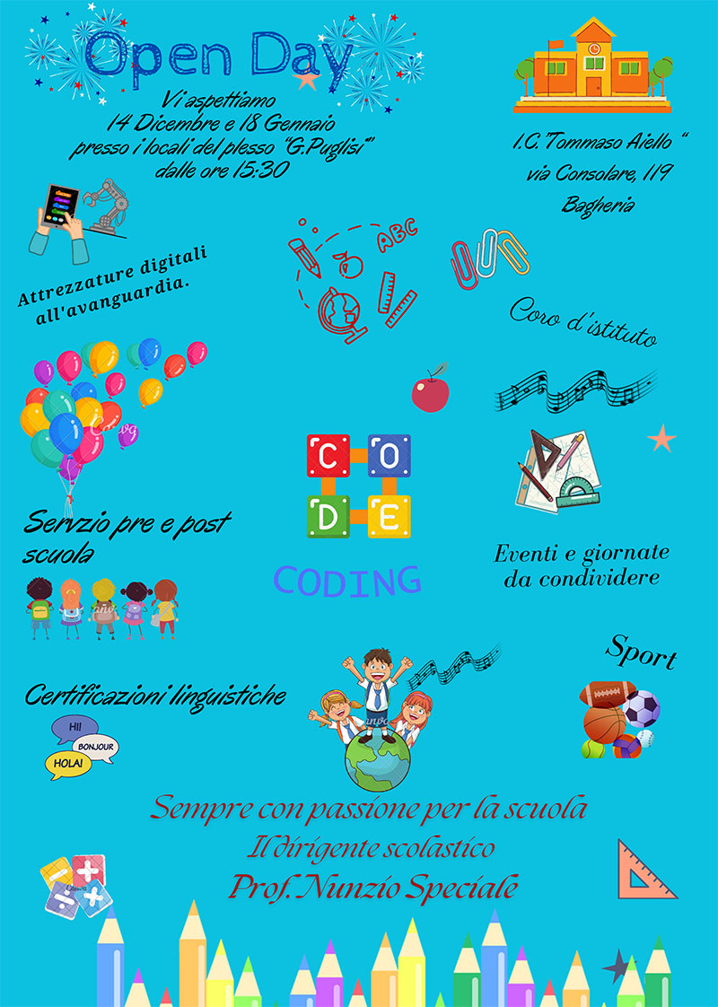 PRIMARIA LOCANDINA OPEN DAY